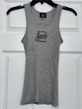 Sailor Jerry gray tank Y2K size small medium